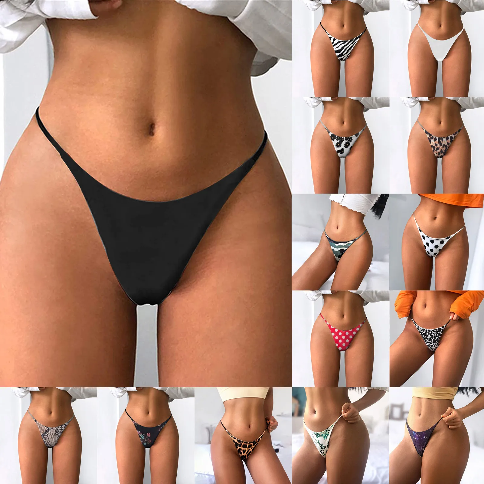Сексуальные женские штаны для плавания Бразильское бикини с низкой талией 2021