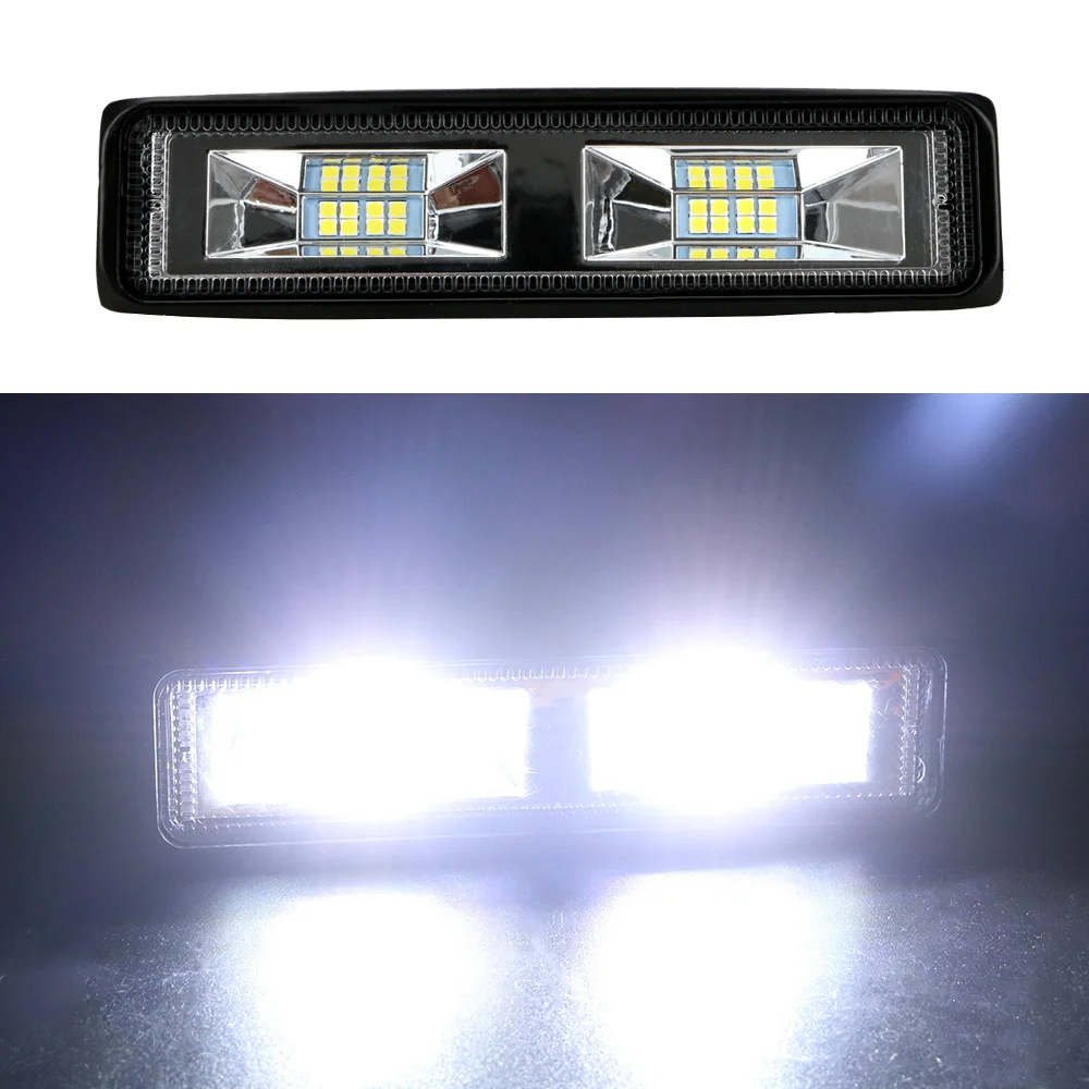 

LEEPEE 1PC LED Headlights 12-24V For Auto Motorcycle Truck Tractor Trailer Offroad Working Light 36W LED Work Light Spotlight