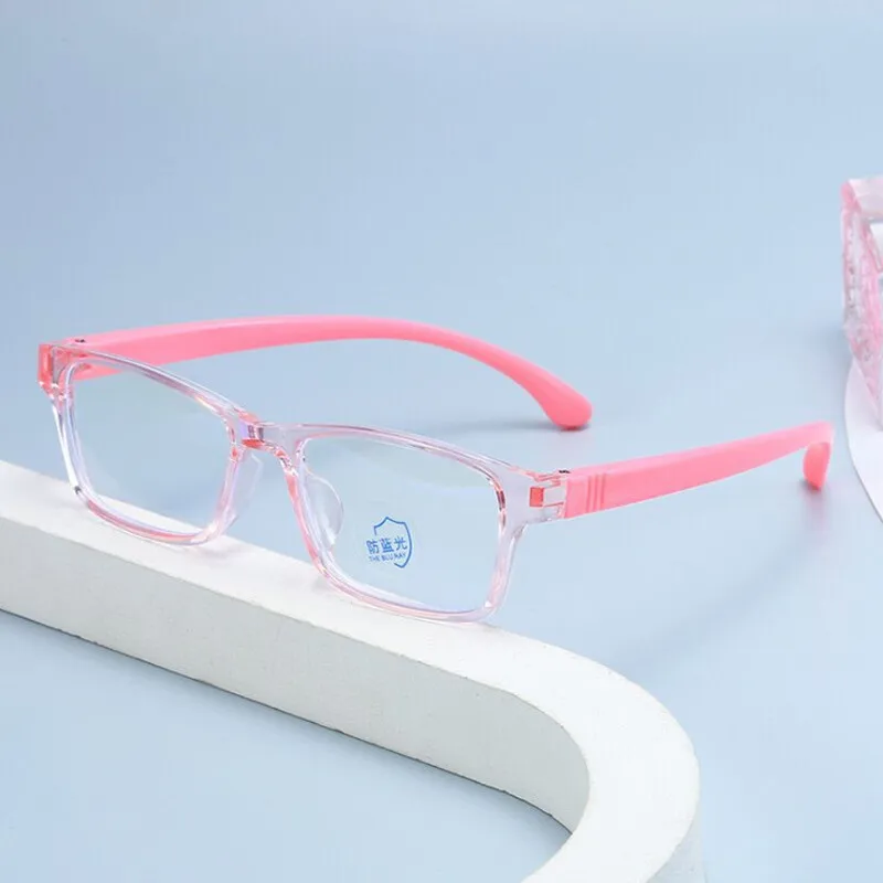 

Очки Zilead с защитой от синего света для детей, Детские квадратные оптические аксессуары в оправе, для мальчиков и девочек, прозрачные компьют...