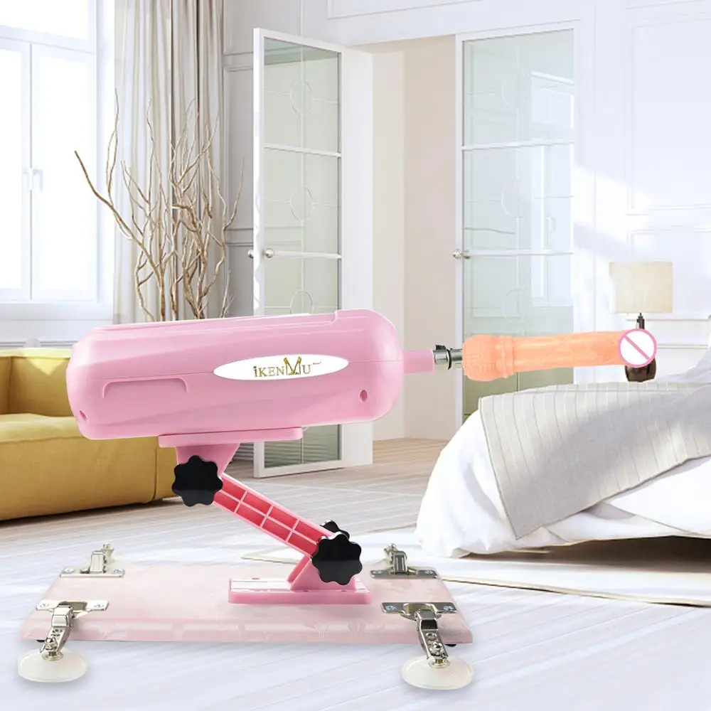 iKenmu Automatic Telescopic Female Masturbation Sex Machine For Women Gun with G-Spot Dildos Attachments sex mashine | Красота и