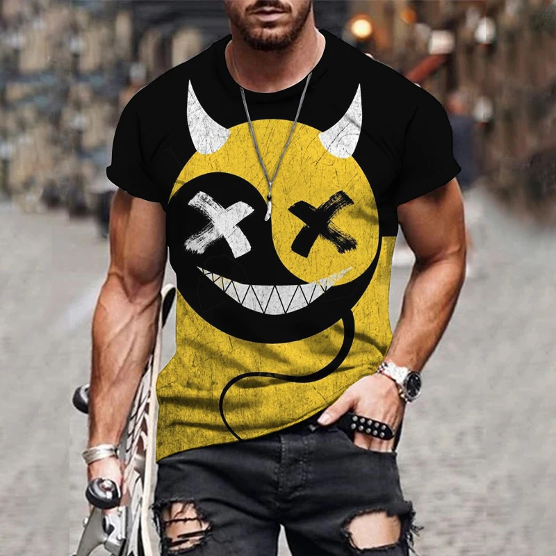 

2021 HOT Men's 3D Printed T-Shirts Short-Sleeved Casual Oversize Summer Fashion T-Shirt Sports Pullover Summer Top T-Shirt