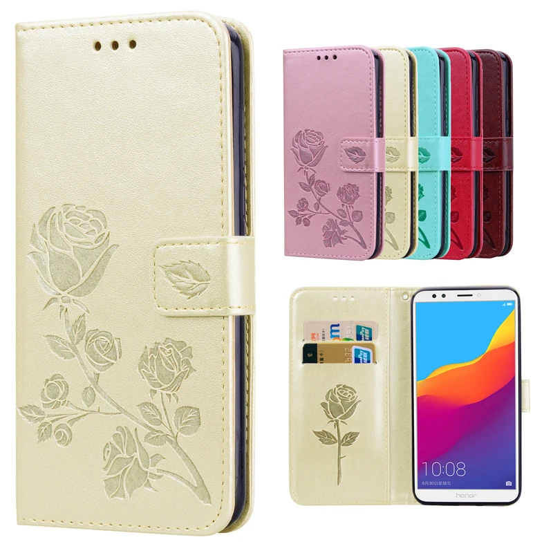 Твердый Чехол кошелек с цветочным принтом для Xiaomi Redmi 7 GO K20Pro 7A note7 Магнитный Флип