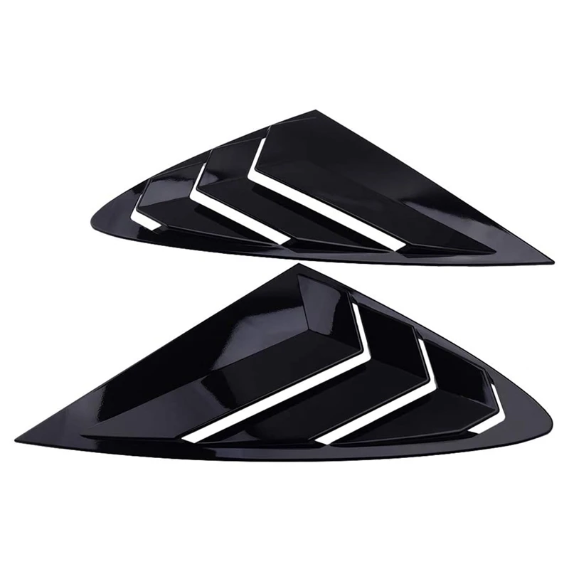 

1Pair Black ABS Car Rear Side Window Vent Scoop Louver Fit for Hyundai Sonata DN8 2020 2021