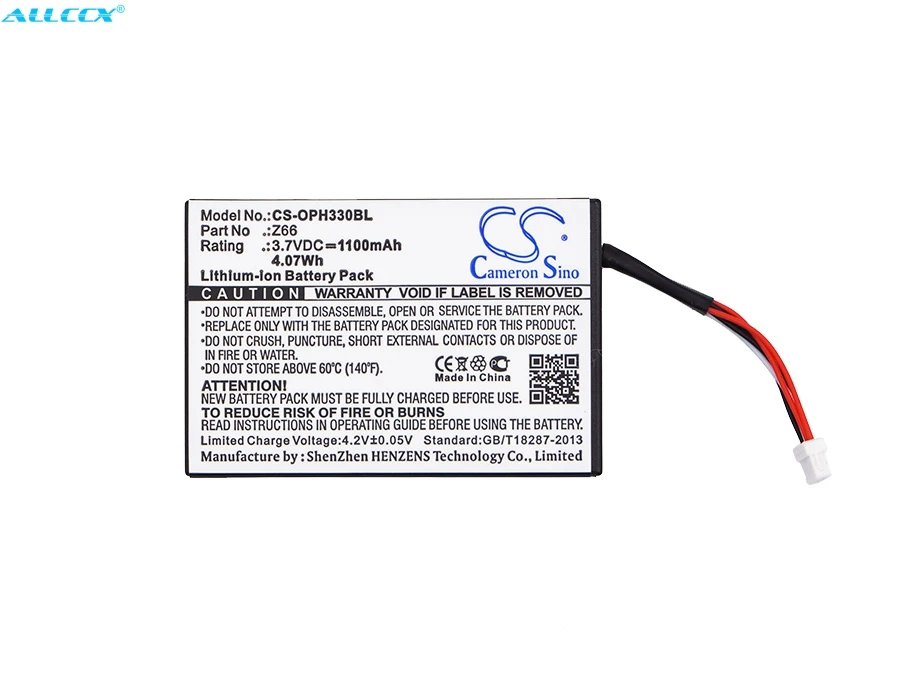 Аккумулятор Cameron Sino 1100 мА · ч C2013 OPR33015505 0 00 Z66 для оптического аккумулятора