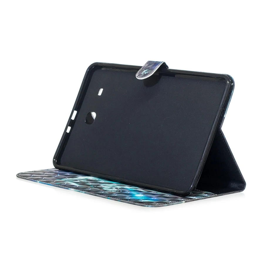 

Printing PU Leather Case For Samsung Galaxy Tab E T560 SM-T560 T561 9.6 inch Smart Cover tablet case for Tab E 9.6+film+pen