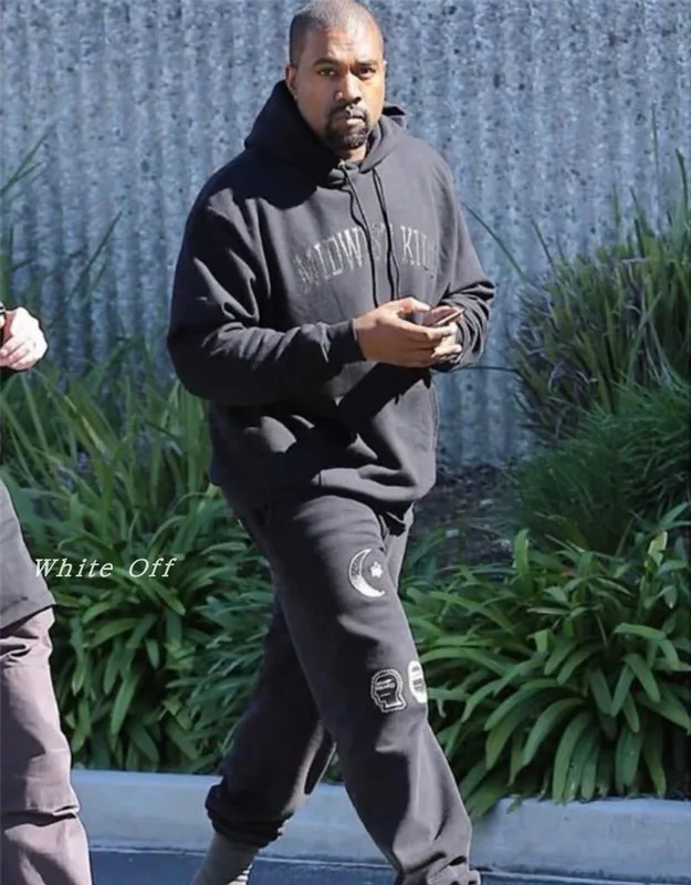 Джоггеры Kanye с принтом Уэста мозга для мужчин и женщин спортивные брюки