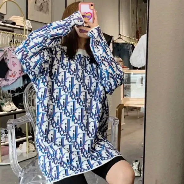 

Spring and Autumn 2021 New Trend Loose Joker Sweater Women Knitted Sweater Women