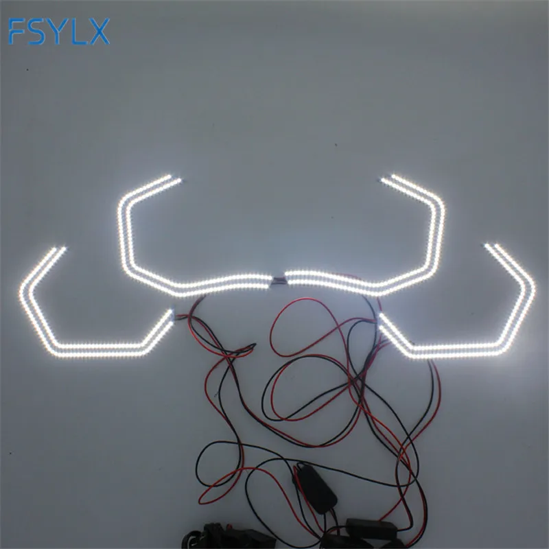 Светодиодсветодиодный ангельские глазки FSYLX SMD для BMW F30 3 серии 335i M3 M5 E90 M4 кольцо с