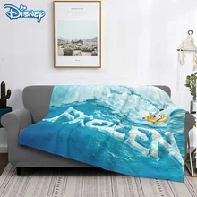 Disney congelado dos desenhos animados cobertor de pelúcia para crianças adultos impressão quente sherpa flanela colcha cobertor lance para sofá cama capa (4)