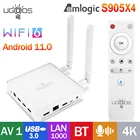 ТВ-приставка UGOOS AM7 S905X4, 4 ядра, 4 + 32 ГБ, 2,45 ГГц, Wi-Fi