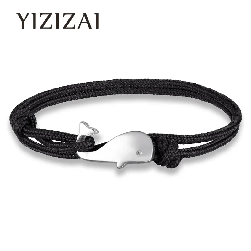 

Cute Whale Tail Bracelet Female Rope Chain Anchor Mermaid Pendant Friendship Bracelets Men Beach Anklet New Jewelry Wholesale