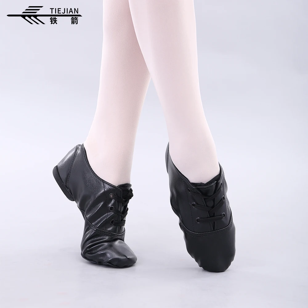 Обувь для фитнеса бальных танцев латинских яркая кожа ПУ низкая джазовая обувь