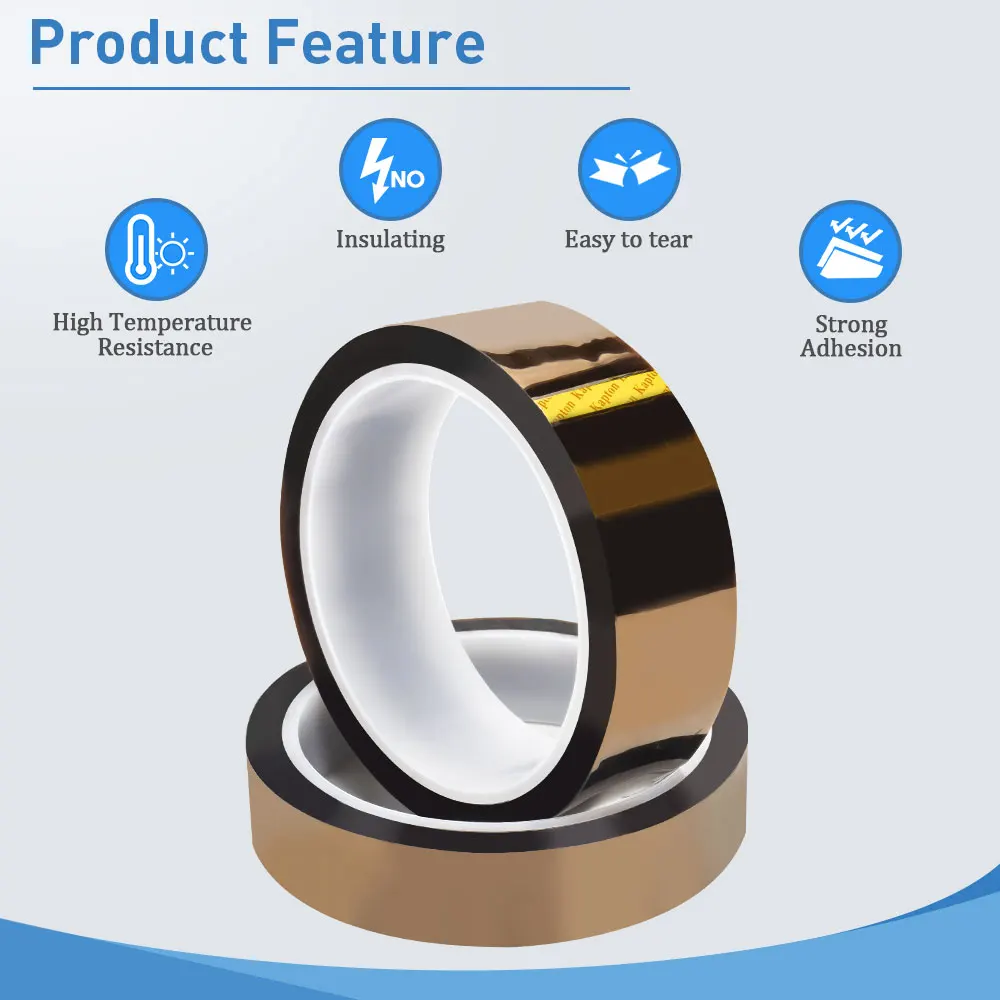 Labelwell термоизоляционная лента высокотемпературная термолента BGA полиимидная