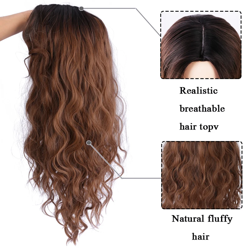 Парик AILIADE синтетический короткий прямой Женский для косплея с натуральными