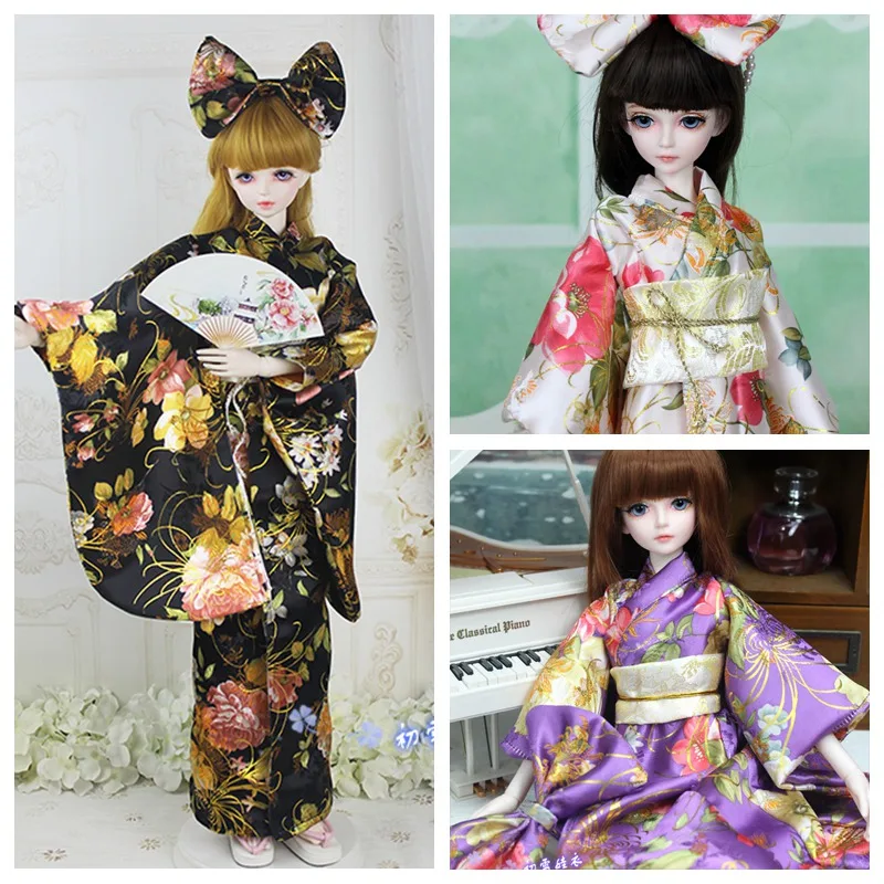 1/6 1/4 1/3 BJD Accessories doll clothing Japanese Kimono yukata for BJD/SD YOSD MSD not include shoes wig and other E2538 | Игрушки и