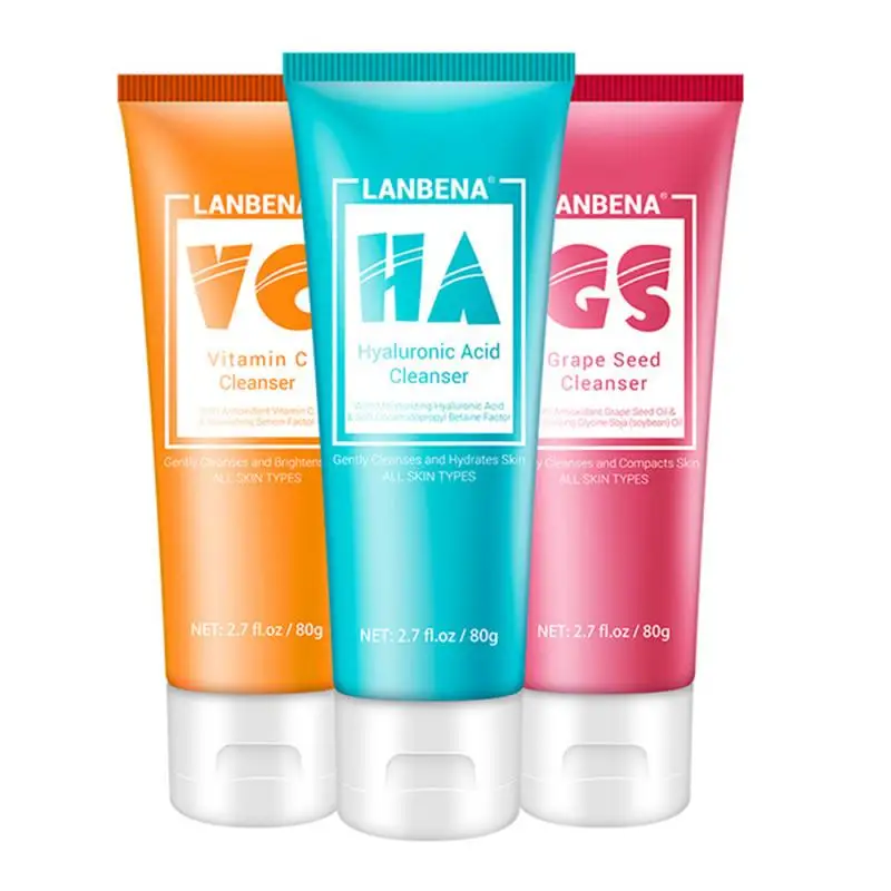 Очищающее средство для лица LANBENA очищающее пену глубокое очищение сужение пор