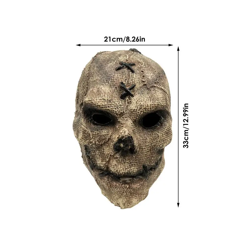 

Horror Killer Skull Full Head Mask Creepy Halloween Party Mask Cosplay Latex Prop Club Party Costume Cosplay Props Funny Adult