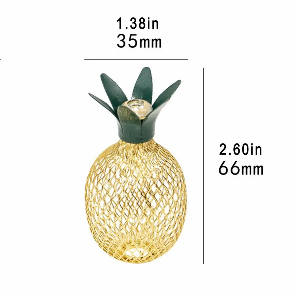 

USB Powered String Light Retro Wrought Iron Pineapple Lamp Room Decoration Light LED Fairy Light For Christmas Party Wedding