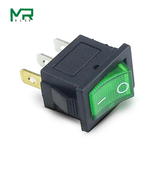1 шт. KCD1 2PIin 3Pin Лодка Автомобильный кулисный переключатель 6A/10A 250 V/125 V AC красный желтый зеленый синий черный кнопка Лучшая цена KCD1