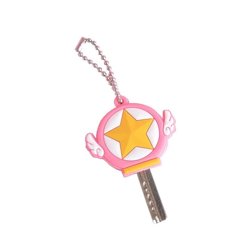 Аниме Сейлор брелок Луна милый силиконовый защитный чехол для ключей кошка