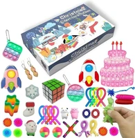 christmas 24 days countdown advent calendar with stress relief toys blind box christmas party favor gifts for boys girls kids