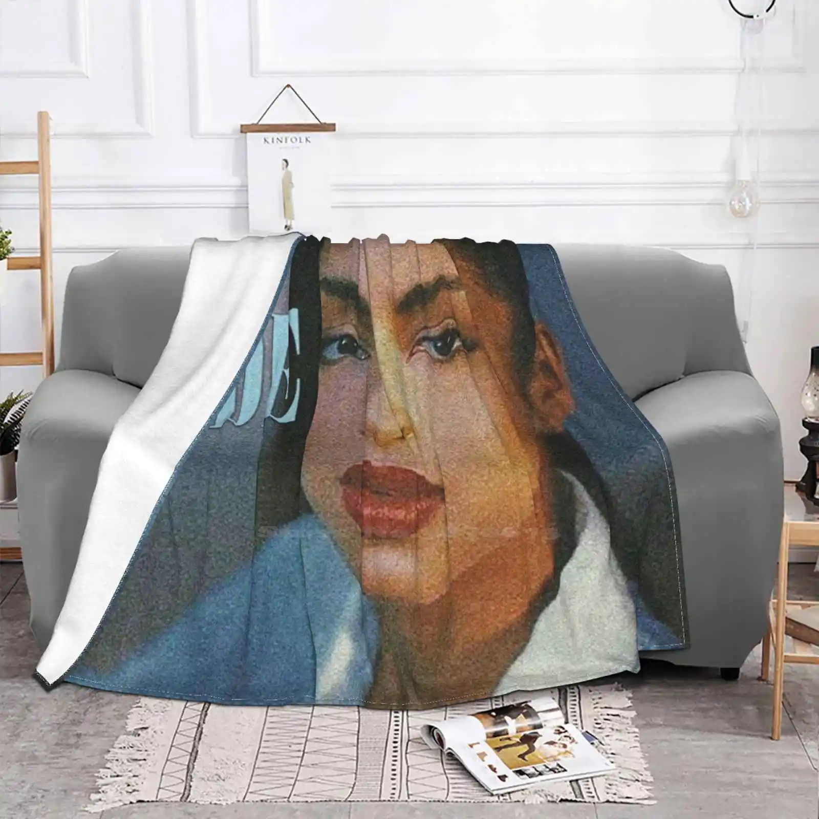 Светильник вейшее супермягкое теплосветильник легкое тонкое одеяло голубого