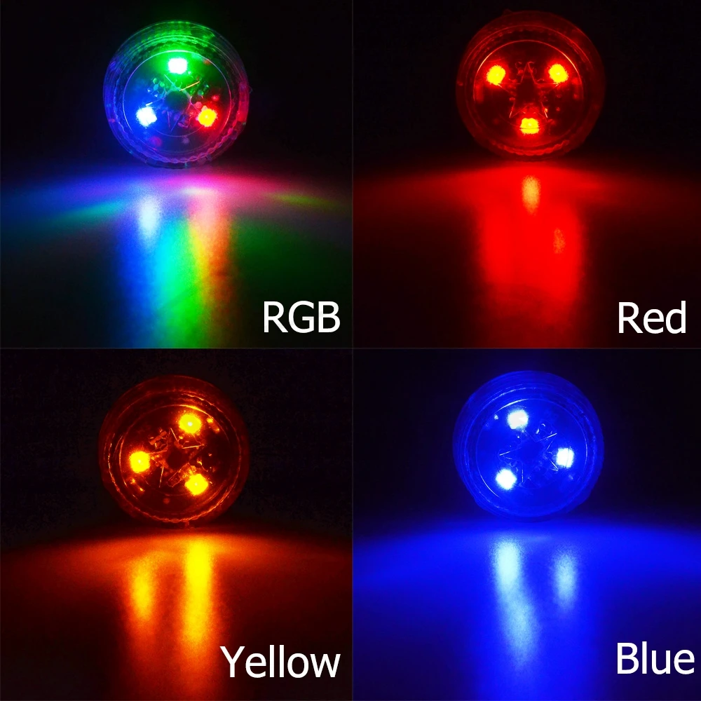 2 шт. красные синие Желтый RGB общего Авто дверные ручки светодиодный открытие