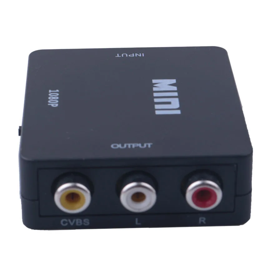 HD 1080P for HDMI-Compatible To AV RCA CVBS Adapter Mini Video Converter Box PS3/PC/VCR/NTSC | Электроника