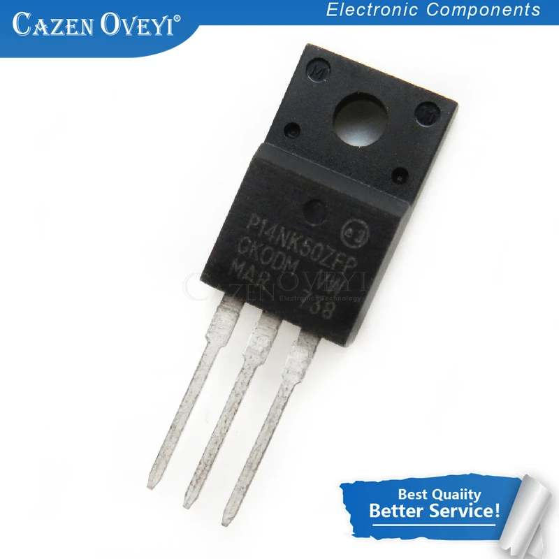 10pcs/lot STP14NK50ZFP P14NK50ZFP STP15NK50ZFP P15NK50ZFP TO-220F 14A/15A 500V Power MOSFET transistor In Stock | Электронные