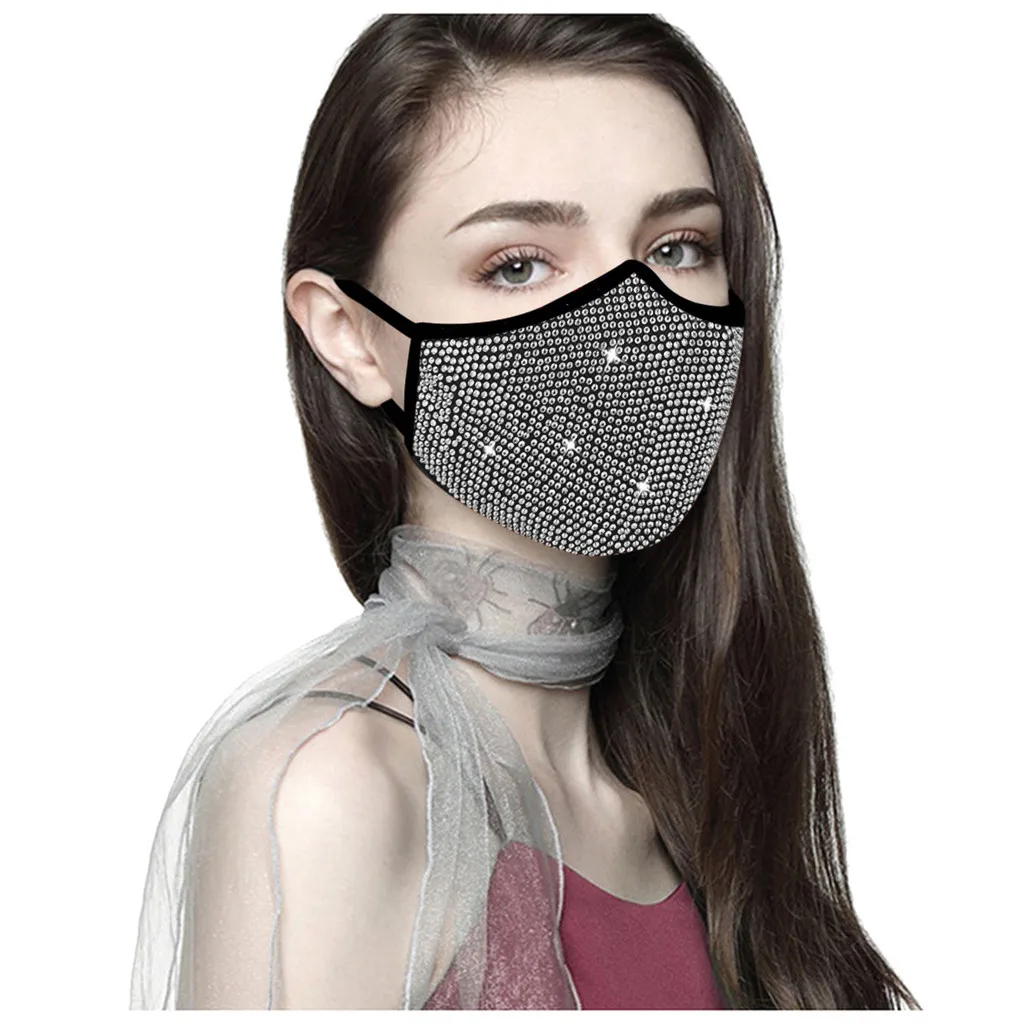 1 шт. Лыжная мода многоразовый взрослый Хэллоуин маскарадный стразы кристаллы