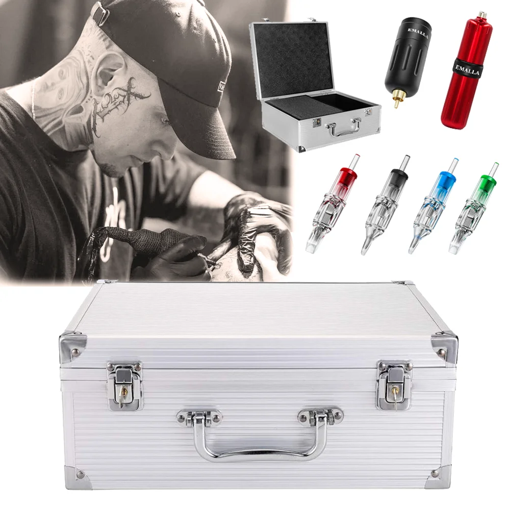 Чехол EMALLA для профессиональной татуировочной машины с замком легкая коробка из