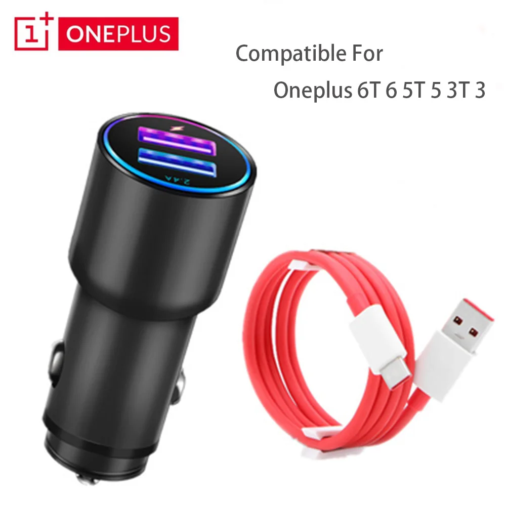 Адаптер для автомобильного зарядного устройства Oneplus Oneplue 3 3T 5 5T 6 6T автомобильное