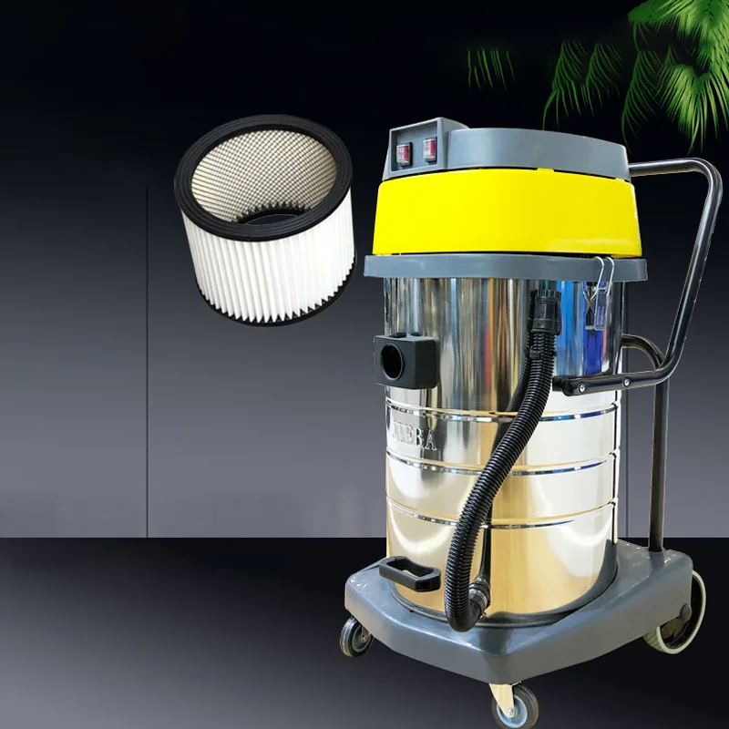 

Home Renovation Dust Filter Wet And Dry Industry Vacuum Cleaner Commercial Stainless Steel Powerful Suction High Power 70L/80L