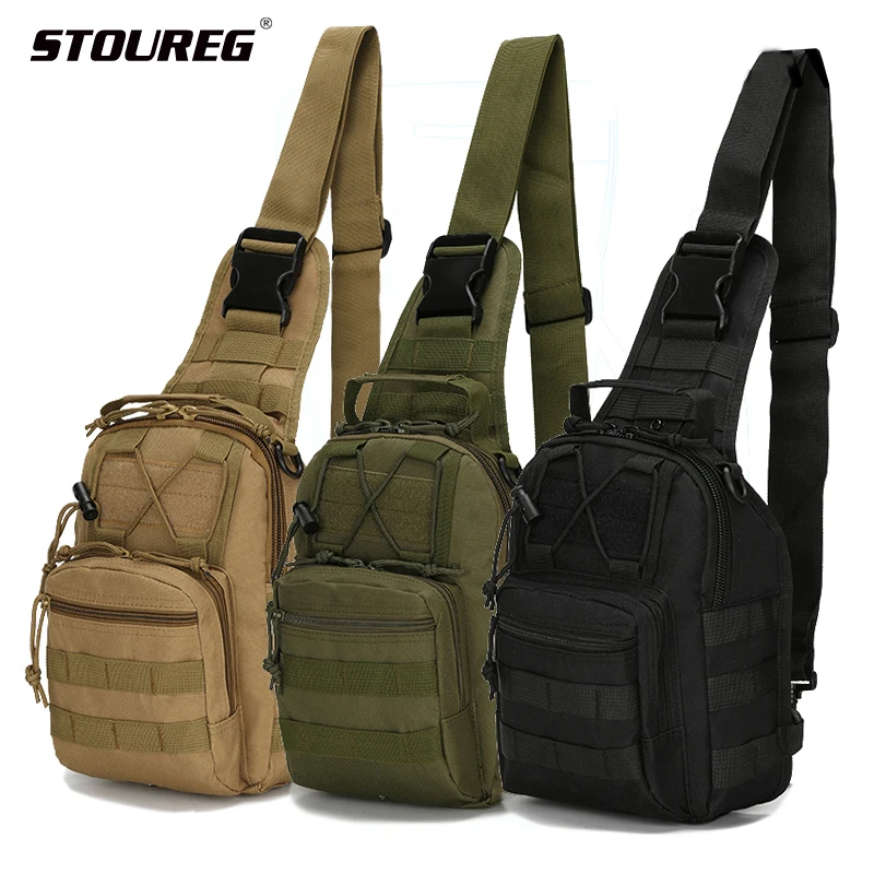 Военный рюкзак на плечо 600D нагрудная Сумка Слинг Molle тактическая спортивная