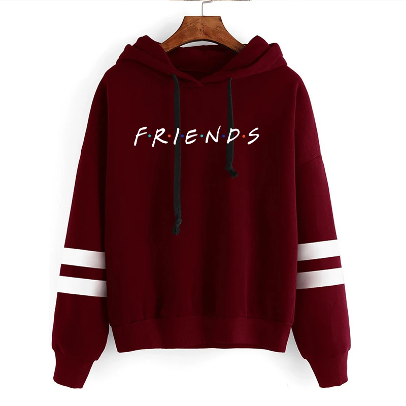 

Friends Tv Show Funny Cartoon Hoodies Women Best Friends Graphic Fashion Streetweat Sweatshirt 90s Hoody Female