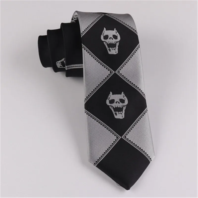 Шейный галстук с черепом Необычные приключения Джоджо костюмы для косплея