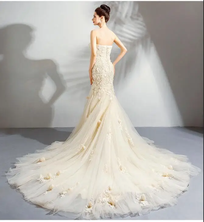 

Кружевное Свадебное платье мечты цветов