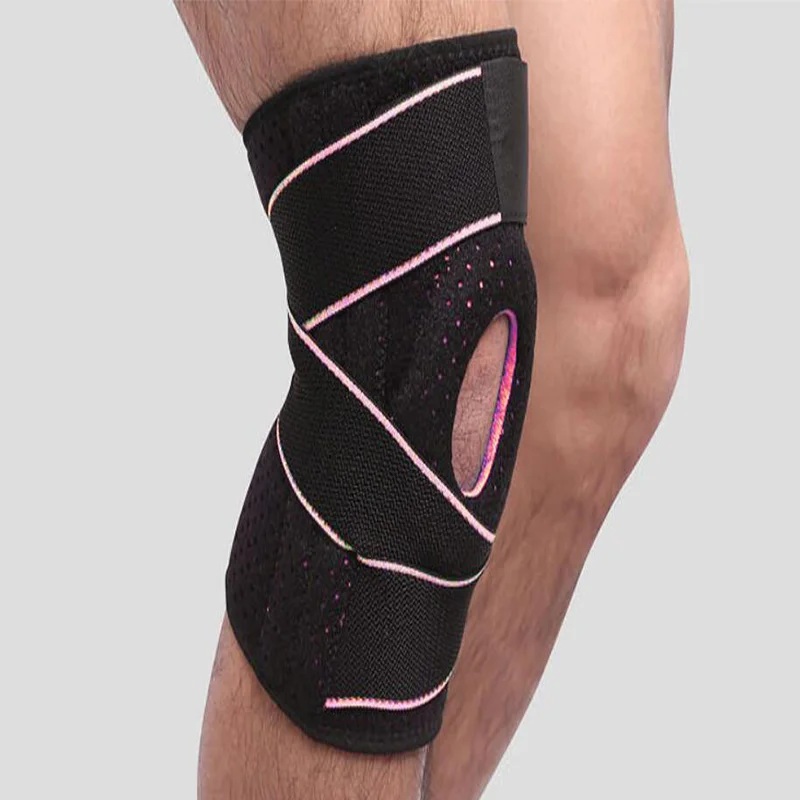

2021 Huan Wei Professional Protector Sport Knee Pad Hinged Brace Adjustable