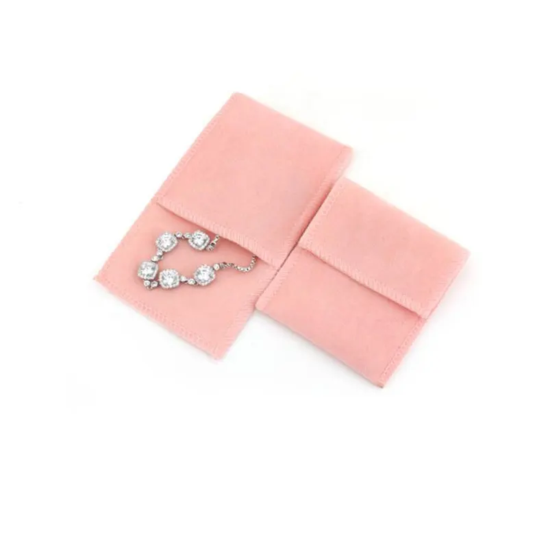 300pcs Jewelry Velvet Bag With Dark Buckle Wedding Packing Envelope Pouch Double Sided NO312 | Дом и сад