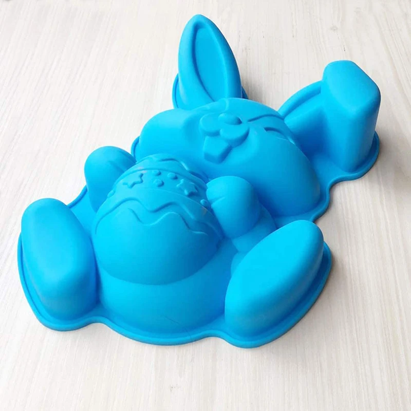 

Easter Bunny Rabbit Egg Mold Silicone Mold Cake Chocolate Mould Baking Tool