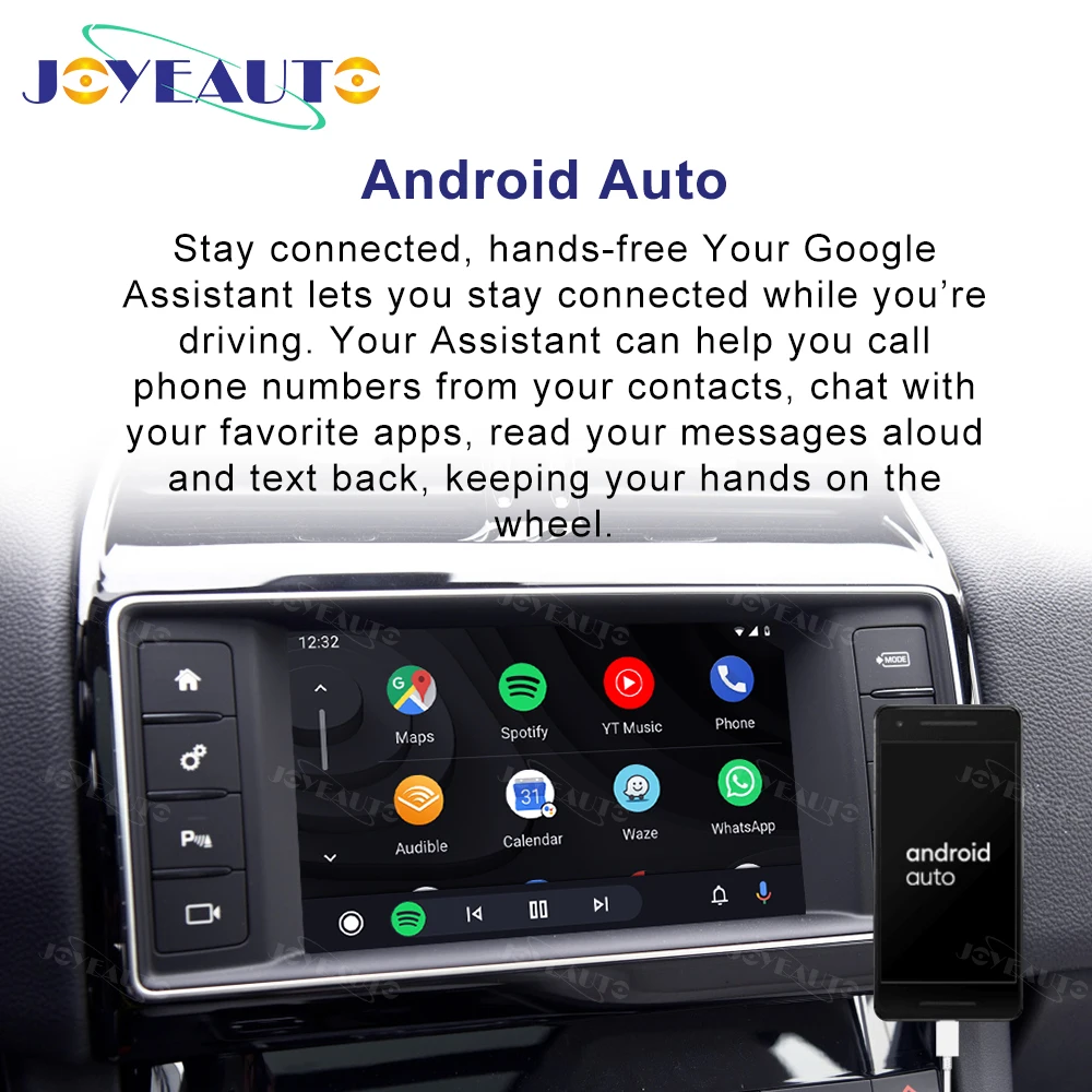 Joyeauto беспроводной Apple Carplay для Jaguar F Pace SUV 2015 Android Auto Mirror Wifi iOS13 Автомобильная камера