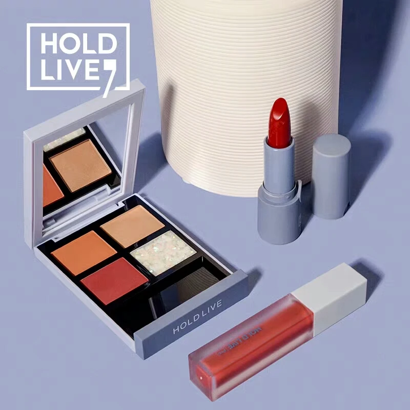 Бархатный набор из трех предметов для макияжа Morandi Style матовый пигментный