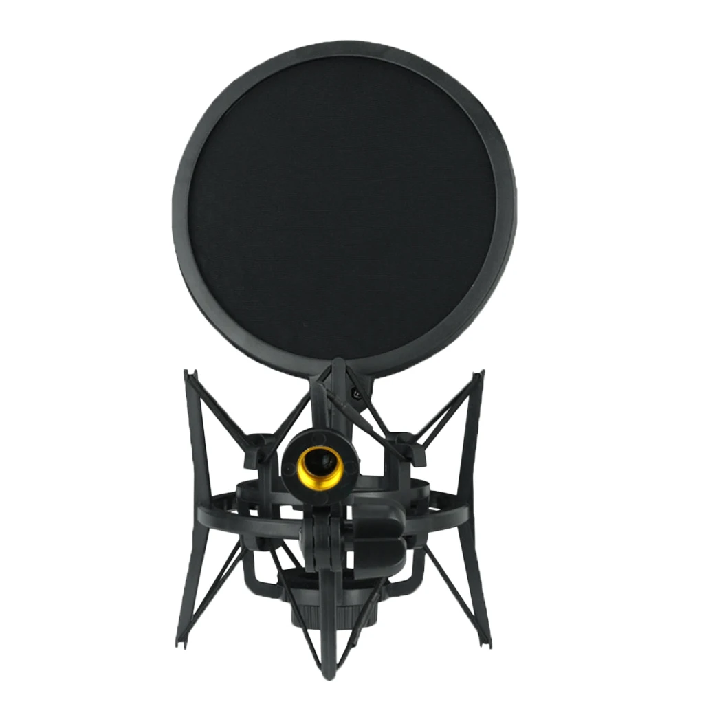 

MagiDeal Universal Spider Microphone Shock Mount Holder Clip Anti Vibration