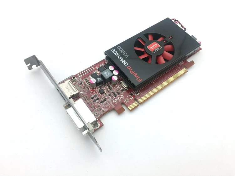 Оригинальная профессиональная Видеокарта ATI FirePro V3900, 1 ГБ, графический дизайн САПР, поддержка 4k HD