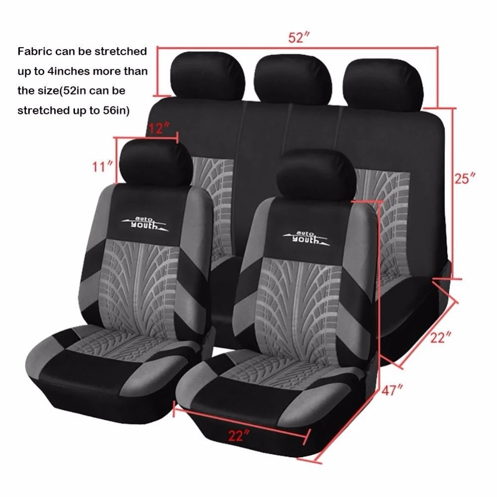 9комплектов сиденья автомобиля кожух для защиты полиэстер волокно материал