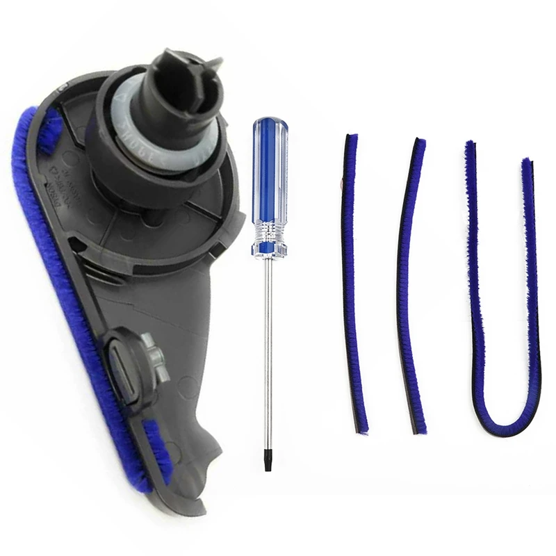 Роликовая щетка Бар Конец Кепки крышка из мягкого плюша Полоски для Dyson V6 V7 V8 V10