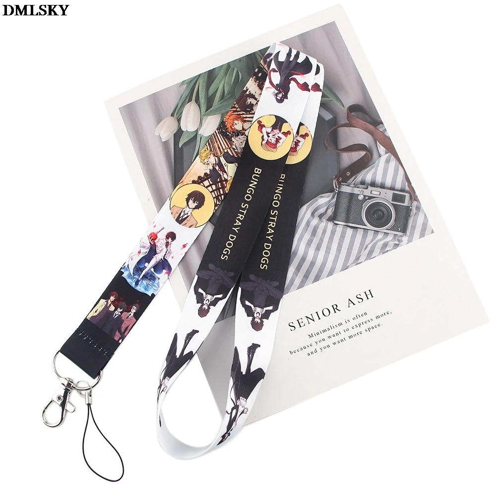 

MD095 DMLSKY Anime Lanyard Keychain keys Badge ID Card Mobile Phone Rope Neck Straps Accessories Gifts