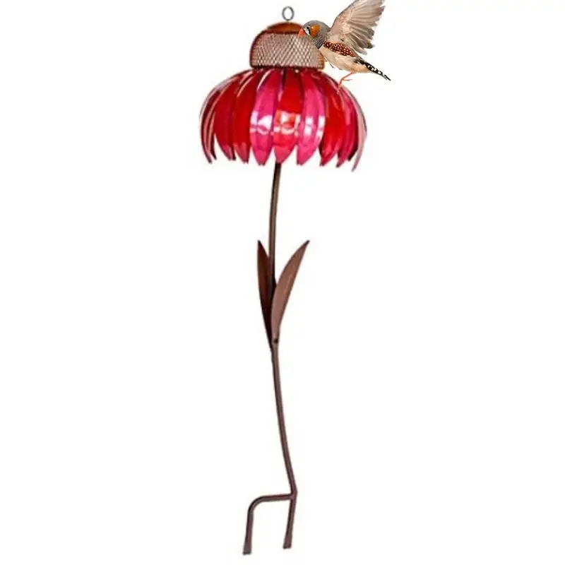 

Garden Bird Feeder Petals Sahpe Sensation Pink Coneflower Bird Feeder Wild Bird Feeder Gazebo Hummingbird Feeder Feeding Bird