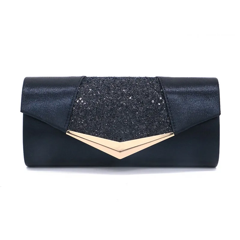 women Fashion sequined clutch bag coin purse chain Shoulder Messenger Bag handbag ladies banquet bar KTV club Party Evening bag