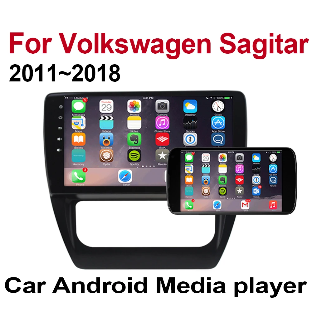 TBBCTEE для Volkswagen VW Sagitar 2011 ~ 2018 2din автомобильный мультимедийный Android Авторадио